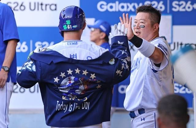 ‘0-6→7-6’ 이런 경기가 있나!…‘전병우 추격의 스리런+박승규 결승타’ 삼성, 역전 드라마 연출하며 SSG에 전날 패배 설욕