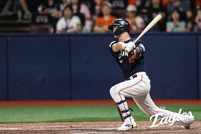 '9회 황금찬스 놓쳤다' 한화 고척돔 쇼크, 꼴찌 키움에 패패패 당하다니…이젠 5할 사수도 위태