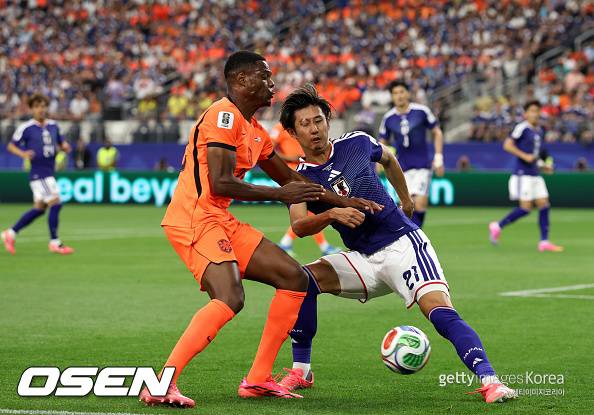 ‘월드컵 우승하겠다며?’ 네덜란드에 일방적으로 밀린 일본, 전반전 0-0 골 없었다 (전반종료)
