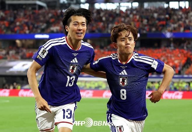'벼랑 끝' 몰렸던 일본축구, 후반 44분 극장 동점골... 네덜란드와 2-2 무승부
