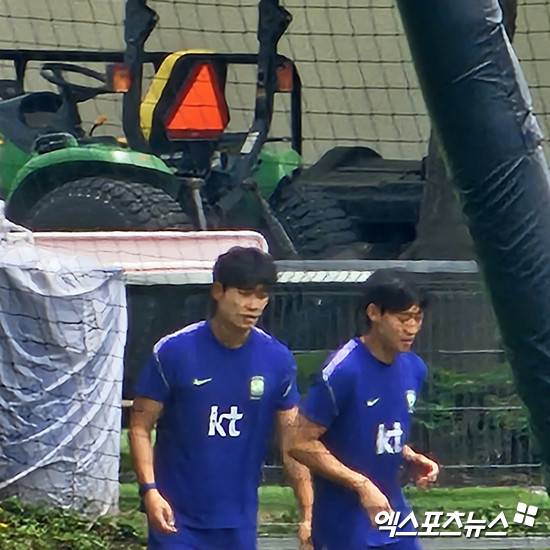 홍명보호 천군만마! '부상' 김태현-배준호, 대시 훈련 소화→멕시코전 복귀 목표 [과달라하라 현장]