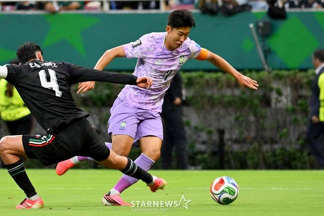'치명적 실책' 홍명보호, 멕시코에 선제 실점... 후반 5분 0-1 리드 허용 [월드컵 현장]