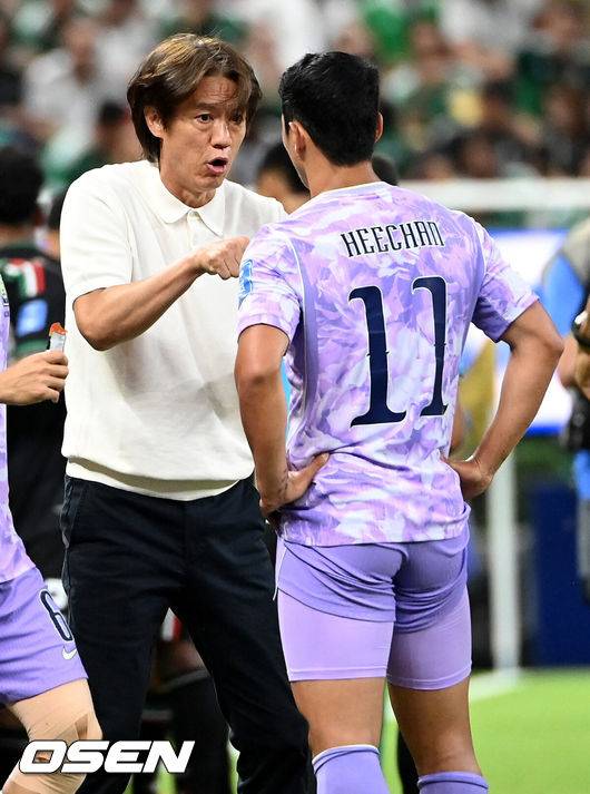 '오현규·황희찬·엄지성·조규성 투입 후 달라진' 홍명보호, '실수'로 이길 수 없었지만 맹렬한 반격[오!쎈사포판]