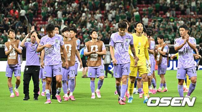 韓, 멕시코전 0-1 패배 후폭풍 또 있었다...FIFA 라이브 랭킹 20.8점 증발→아시아 4위 후퇴
