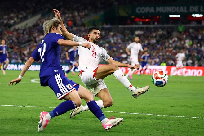 '한국은 2-0인데' 일본, 아시아 역대 월드컵 최다골차 승리 새 역사…튀니지 4-0 압살