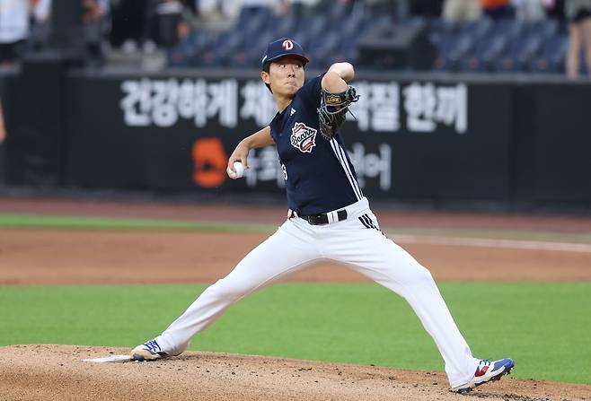 한화 이렇게 못 친다고? 5위 또 빼앗겼네…두산, 7-2 승+4연패 탈출→최민석 QS 7승+김민석 결승포 [대전:스코어]