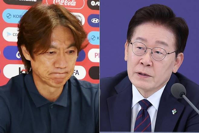 홍명보 귀국길 8명 선수만 동행하는 이유는…李