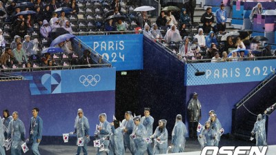 화려하지만 난잡한 개회식...장내 아나운서는 말도 안 되는 실수 한국을 북한으로 소개 [오! 쎈 IN 파리]