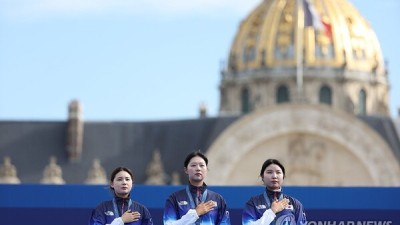 외신 한국 女양궁, 올림픽 역사상 최장 金 동률 [파리 양궁]