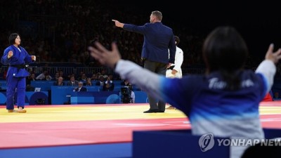 '관중들도 열받았다'… 허미미 꺾은 데구치 '金' 선언에 야유 폭발[파리 올림픽]