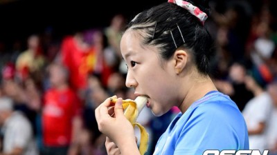 '이기면 동메달' 신유빈, 또 운명의 '한일전'...20년 만에 '현정화-김경아' 계보 이을까[파리올림픽]