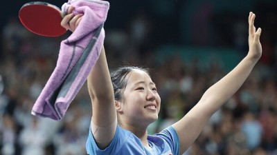 일본도 신유빈 인정했다… 日 반응 히라노는 최고의 선수에 도전했다