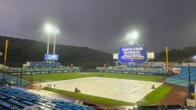 비 와야 할 땐 안 오고… 삼성 박진만 감독, 우천 노게임에 진한 아쉬움