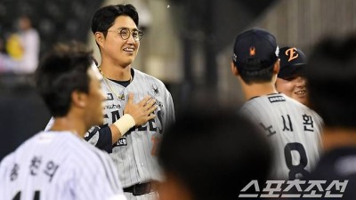 수명이 주는 거 같네요 연장 11회 극적인 투런포 터뜨린 주장 채은성의 솔직한 마음[잠실 현장]