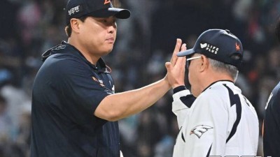 어린 나이부터 많이 던졌잖아 류현진 '100구 미만' 특별 관리, 김경문 감독은 길게 본다