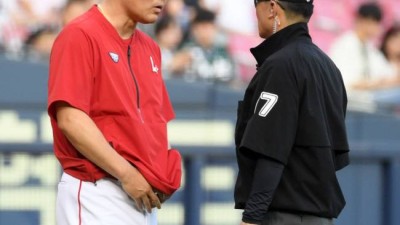 내가 눈앞에서 똑똑히 봤는데 분노폭발 이숭용 감독, 답답함은 풀리지 않았다 [부산포커스]