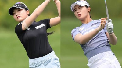 2R 마지막 홀에서 엇갈린 이예원과 박현경 [KLPGA]