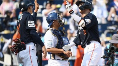 김서현 첫 블론→9회 6점 빅이닝 '승리 안겼다'! 채은성 2G 연속 대포…한화, '감독 퇴장' NC 잡고 2연승&위닝시리즈 확보 [창원 리뷰]