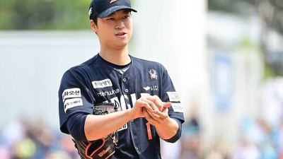 'ERA 6.68→2군행' 엄상백 복귀전 5이닝 2실점, 김경문 감독 평가는? 너무 잘 던져줬는데… [창원 현장]