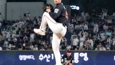 생각만큼 안 나왔다 155km 던지고 아쉽다니…한화에 또 등장한 파이어볼러, 9R 기적 쓰나