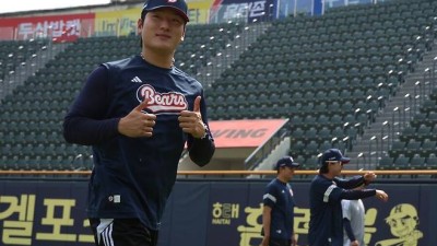 이럴수가, 에이스 1군 복귀전 '볼넷→볼넷→볼넷' 두산 1회부터 불펜 몸 풀었다…곽빈 3이닝 6K 3실점 강판