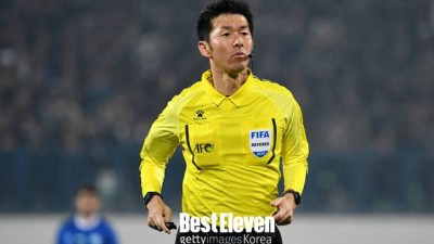 한국-이라크전 주심 공개, 日 아라키 유스케 심판… 작년팔레스타인 원정 무승부 때 휘슬