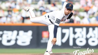 한화, 1군 엔트리에 투수 12명 '최소'…'155km 파이어볼러' 말소→포수 콜업, 이유는? [대전 현장]