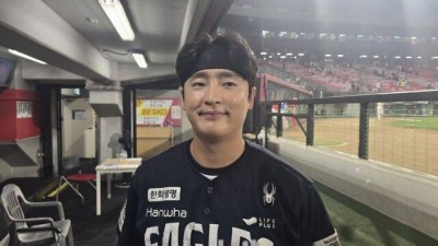 “한 손을 딱 놓으니까 중심에…” 한화 28세 외야수가 타격에 눈 떴나, 알고 보니 광주가 ‘약속의 땅’[MD광주]