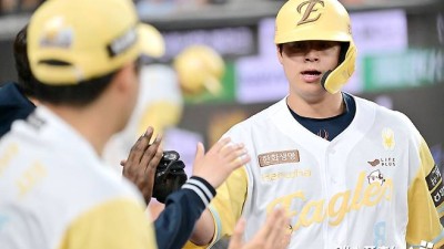 '노시환 4번 복귀' 한화, 8일 KIA전 라인업 공개...폰세 시즌 10승 도전 [광주 현장]