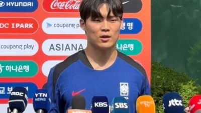 [현장목소리] 강인이는 너무 잘난 체를 해서 보기 싫을 때가 있다...오현규의 너스레, 챔스 우승, 친구로서 정말 존경스러워