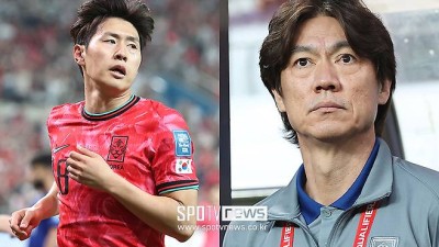 전광판에 홍명보 감독 뜨자 4만 관중 야유…이강인은 팬들에게 '진심 호소'