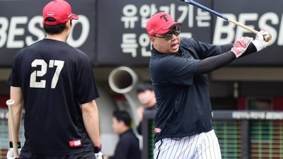 '방망이만 터지면 박해민 급이다' 꽃범호 감독의 특급 원포인트 레슨, 방망이 터지면 최고 외야수[광주현장]