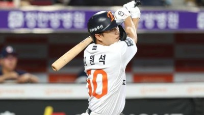 한화 초대박! '1할타자' 신구장 첫 만루포! 이글스 올해는 된다…조동욱 시즌 첫 승+채은성 3타점→두산 9-1 대파 [대전:스코어]