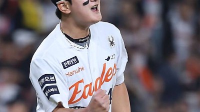 '한화 33년 만에 40승 선착' 김서현 만루서 154km 위기탈출…이원석 결승타 포효 [대전 게임노트]