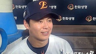 내 덕에 한 번 이기면 되지 뭐…끝내기 실책→속죄포 '쾅' 한화 4번 타자, 드디어 부활할까 [대전 인터뷰]