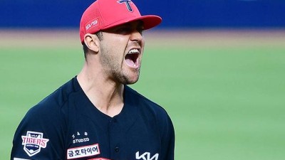 기분좋은 승승!…‘네일 KKKKKKKKK 완벽투+최형우 결승 3점포’ KIA, 연이틀 NC 꺾고 3연전 위닝시리즈 장식