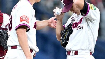 ‘패패패패패패패패패패패패패패패’ 김윤하, 역대 선발 최다연패 불명예…역대 10번째 ‘0승 10패’ [오!쎈 고척]