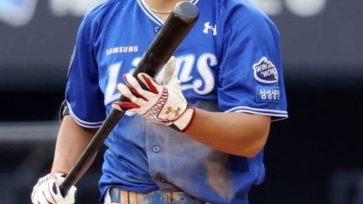 '김영웅을 어찌하나' 삼성 라이온즈, 신예 거포 두고 고민…김지찬도 부진