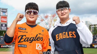 ‘위대한 형제’ 한화 김서현-김지현 “같이 선수로 뛰는 것이 목표…마무리 ‘세리머니’ 함께 하고파” [창간40주년 인터뷰]