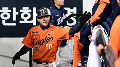 한화 이원석, 플로리얼 공백 잘 메우고 있었는데…허벅지 통증으로 1군 말소 찝찝한 것보다 낫지 [대전 현장]