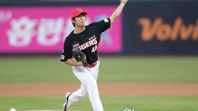 KIA 이의리, 수술 후 실전 경기 첫 등판…2군서 2이닝 비자책