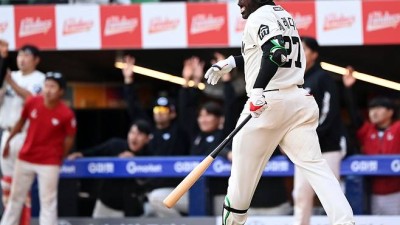 SSG 에레디아, 안타 이후 퇴장…왜? 주루 과정에서 주심에게 욕설 [인천 라이브]