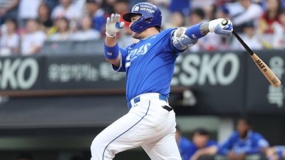 삼성 라이온즈 롯데에 6:9로 역전패…박병호 3경기 연속 홈런 기록