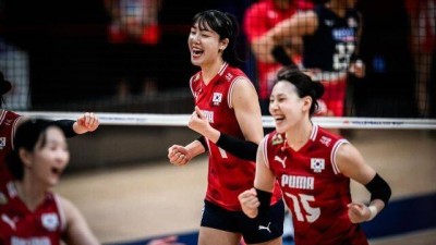 ‘정호영까지 두 자릿수 득점’ 한국, 세계랭킹 9위 도미니카공화국에 2-3 분패...1승7패로 2주차 마감[MD더발리볼]
