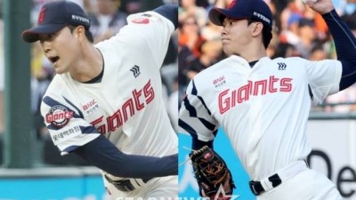 '154㎞ 좌완' 다음 투수가 '158㎞ 우완'이라니... 롯데 무서운 강속구 듀오 등장, 와신상담 끝 빛 본다