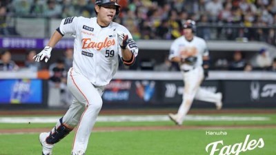 '4연타석 홈런' 한화 차기 안방마님, 1군 투수 상대로 '홈런+2루타' 작렬…허인서에 콜업 기회 돌아올까