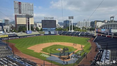 야구 하기 딱 좋은 날씨!…'승승승승' 롯데 vs '승' NC, 낙동강 더비서 누가 웃을까 [창원 현장]