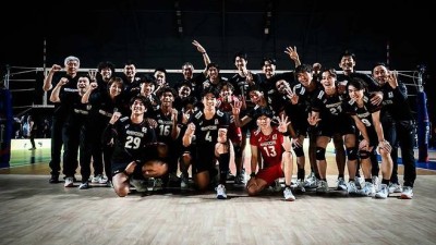 亞 2부리그 4위 한국…세계 2위 프랑스 격침시킨 日 남자 배구