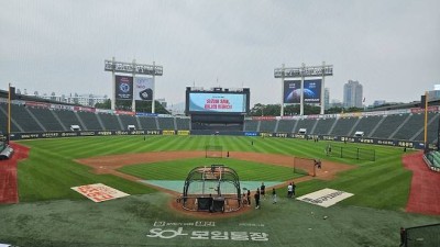 비 내리지 않는 잠실→LG 훈련 정상 소화...KIA-LG 시즌 7차전 개시 준비 [잠실 현장]