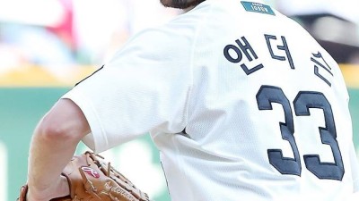 폰세 제치고 ERA 1위 되찾은 앤더슨…KIA전 1실점, 비자책점으로 정정